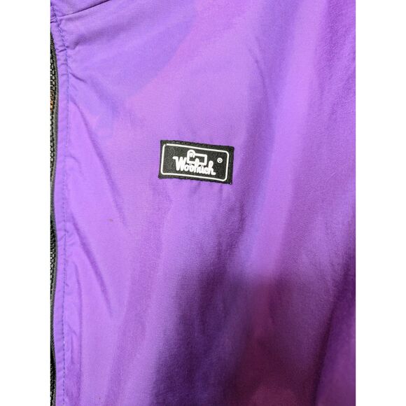 Vintage Woolrich Reversible Puffer Jacket Womens Sz L Retro Throwback - Picture 3 of 12